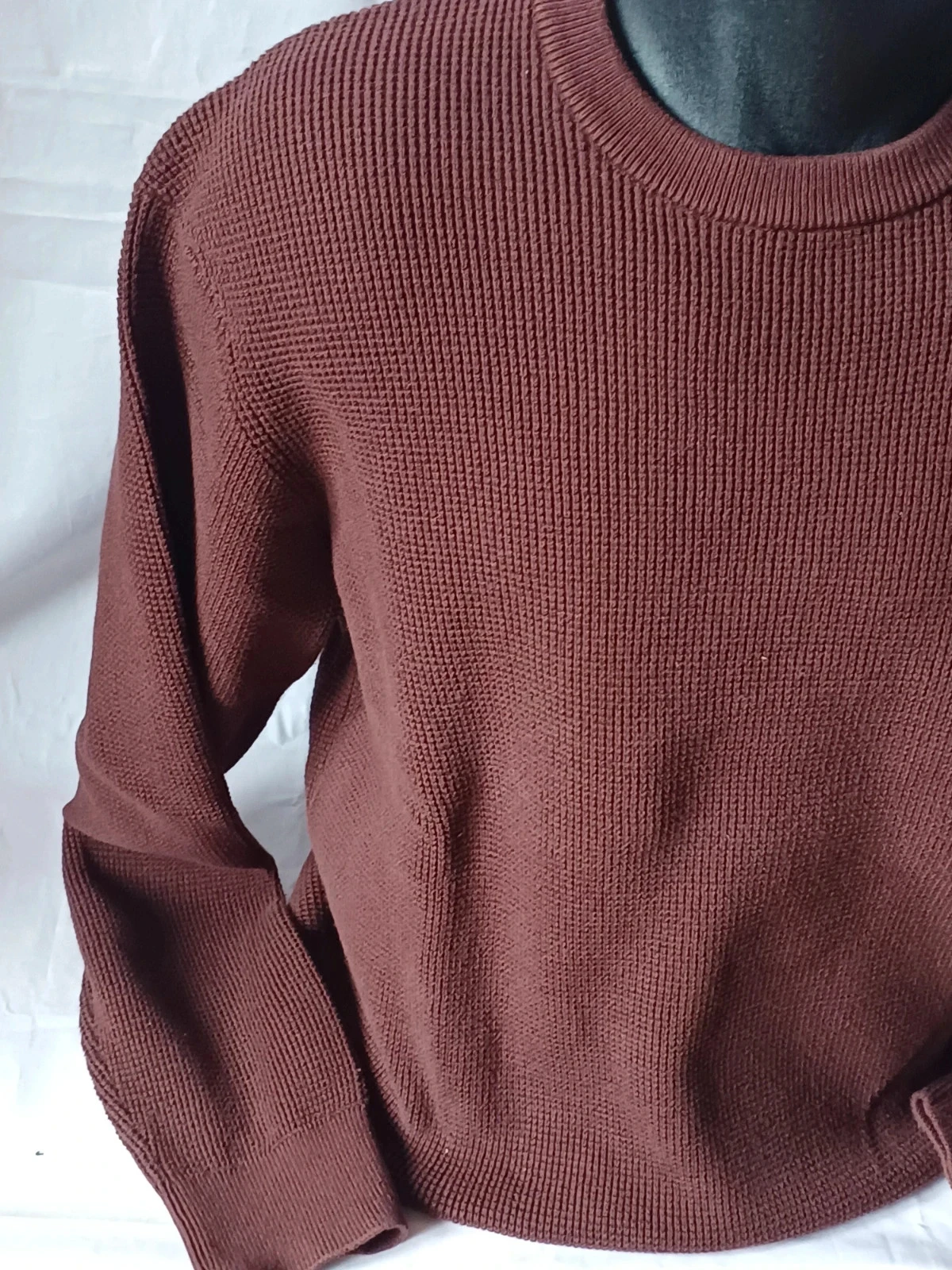 Brick brown Bonobo men's sweater size XL – photo 4
